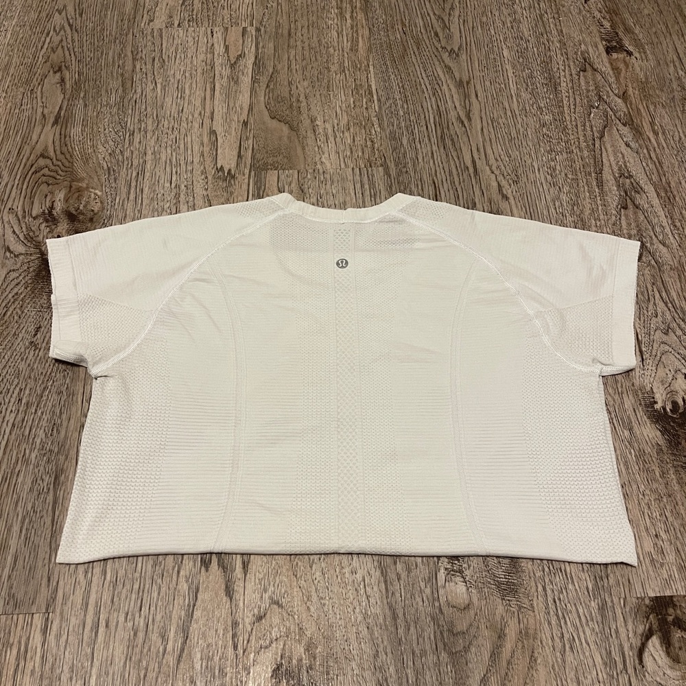 Lululemon Swiftly Tech Short Sleeve Shirt White Size 12